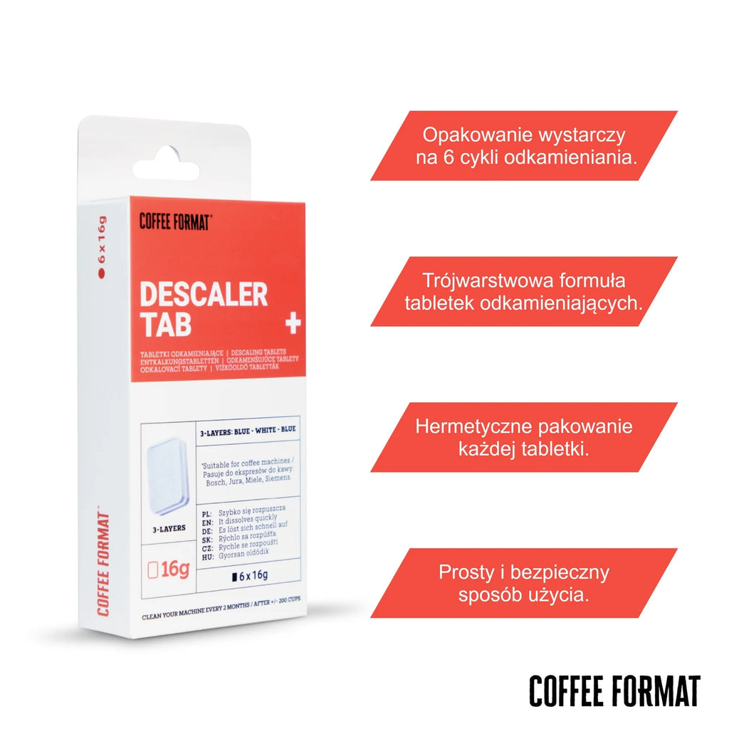 CF Descaler Tab+ Tabletki odkamieniające do ekspresu