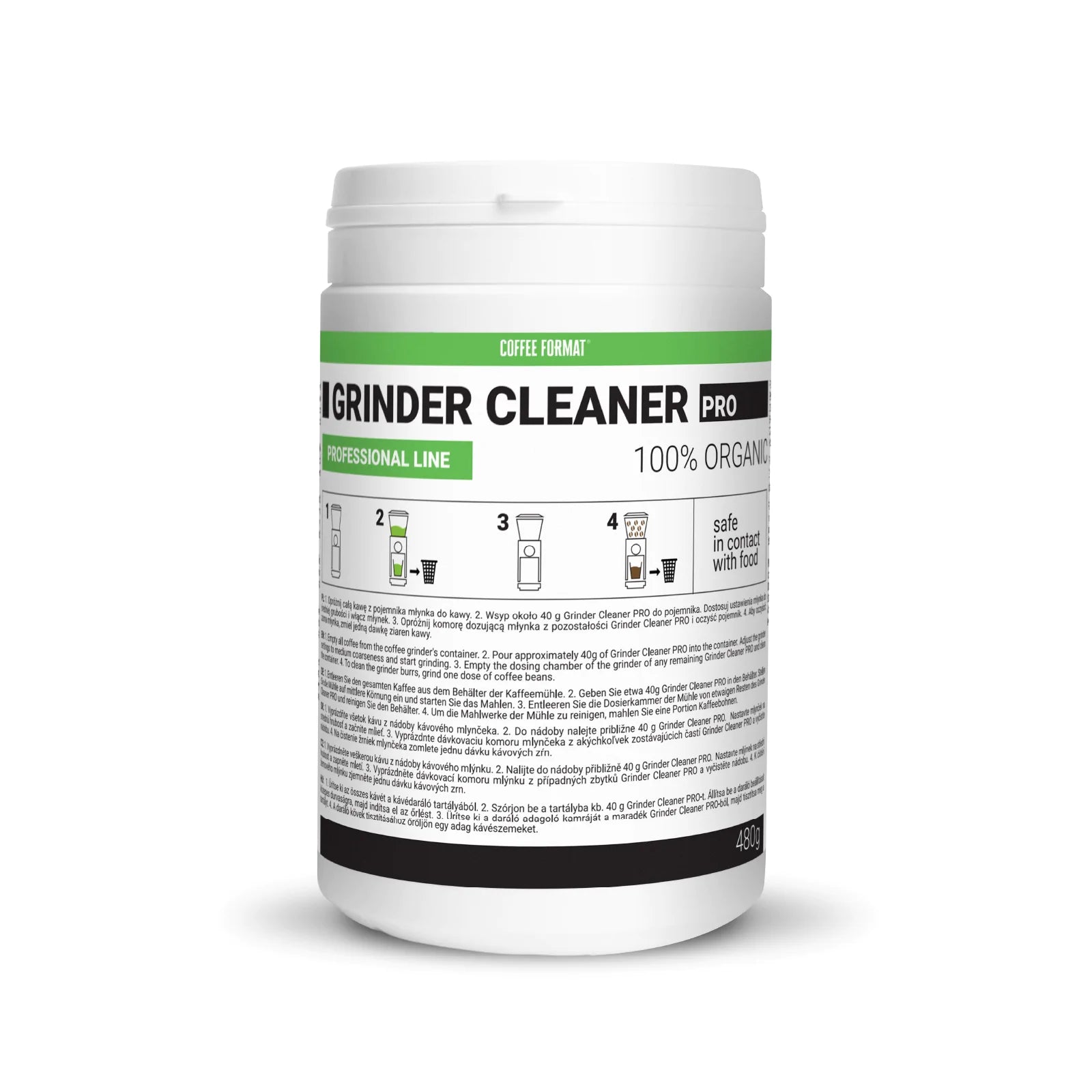 Coffee Format Grinder Cleaner