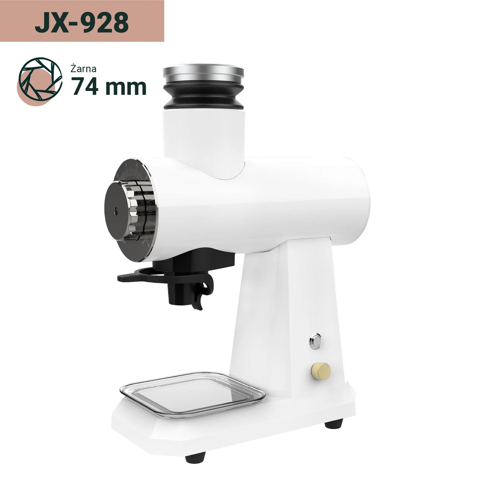 Młynek do kawy typu single-dose JX-928 (żarna 74mm) - Coffee Format
