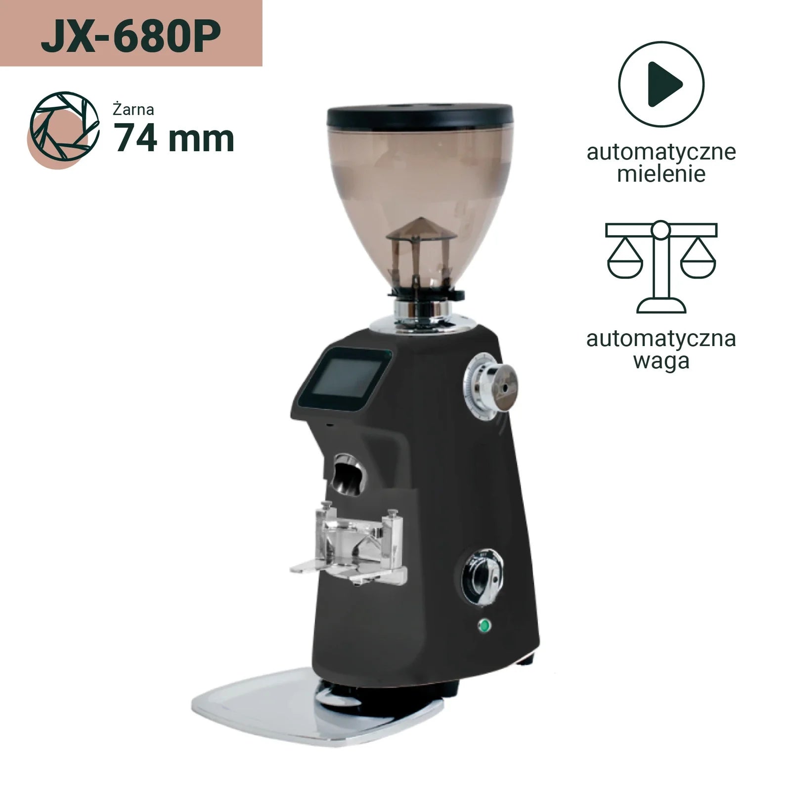 Młynek do kawy JX-680P (żarna 74mm) - Coffee Format