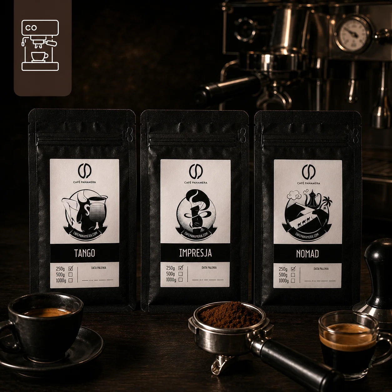 Zestaw kaw pod espresso i americano