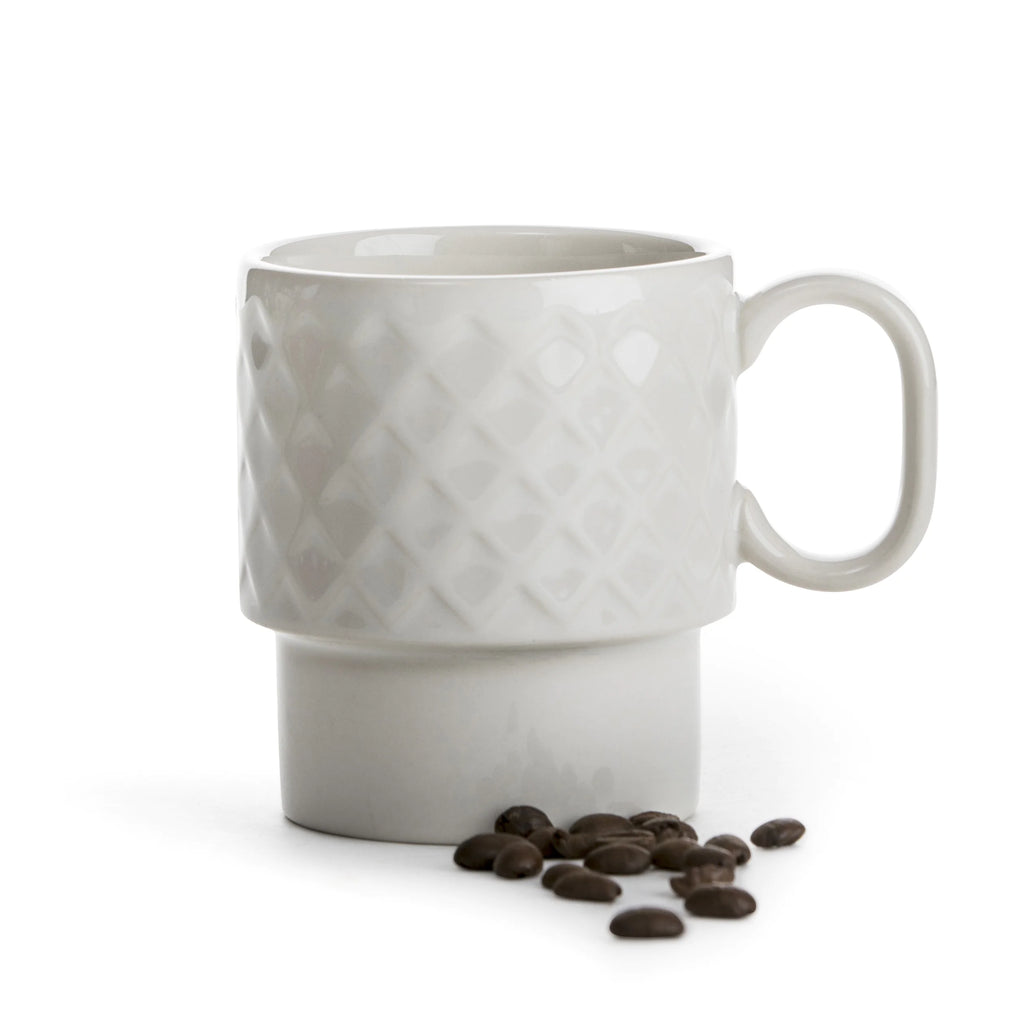 Coffee - filiżanka do kawy, biała, ceramika, 0,25 l, wys. 9 cm