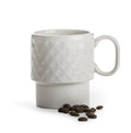 Coffee - filiżanka do kawy, biała, ceramika, 0,25 l, wys. 9 cm
