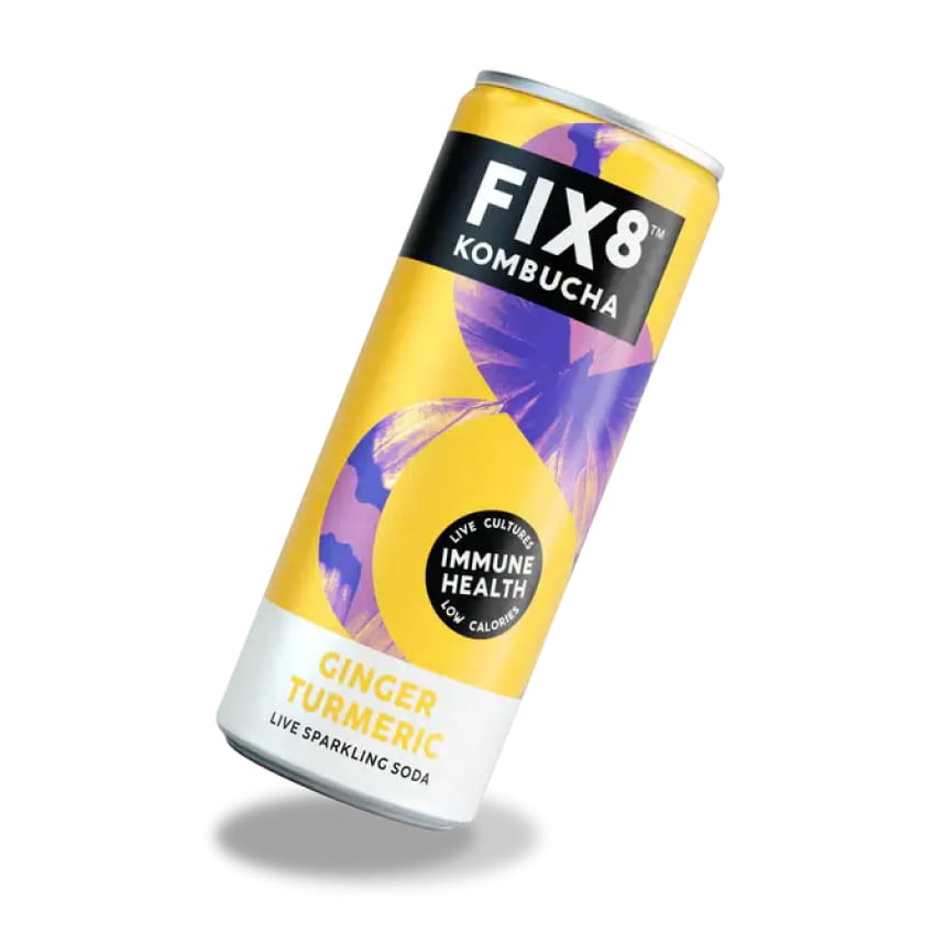 FIX8 Kombucha imbir, kurkuma 250ml