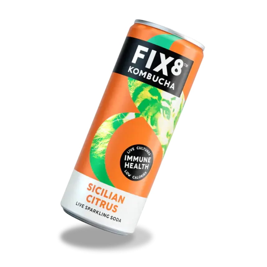 FIX8 Kombucha sycylijska pomarańcza 250ml